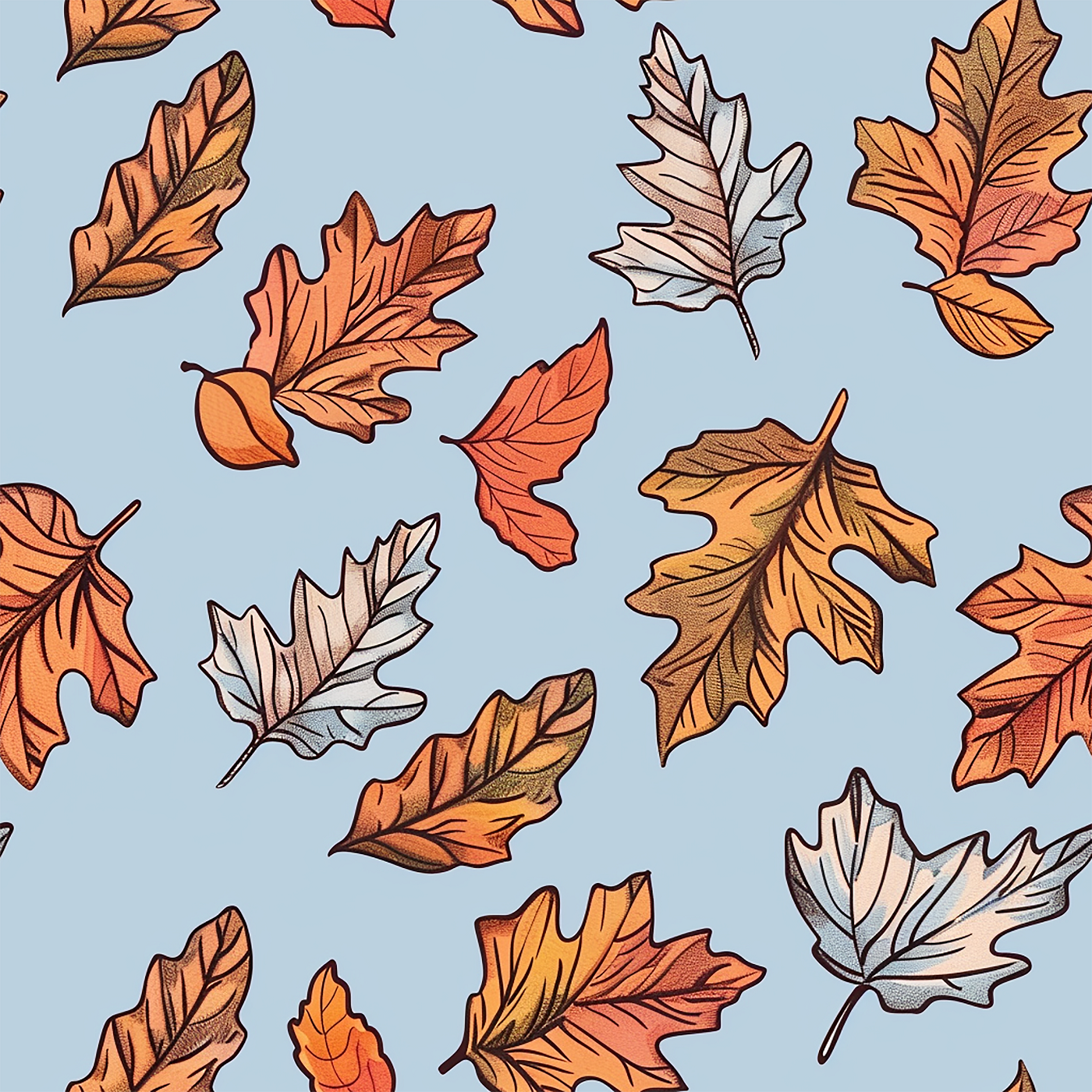 Last Days – seamless pattern